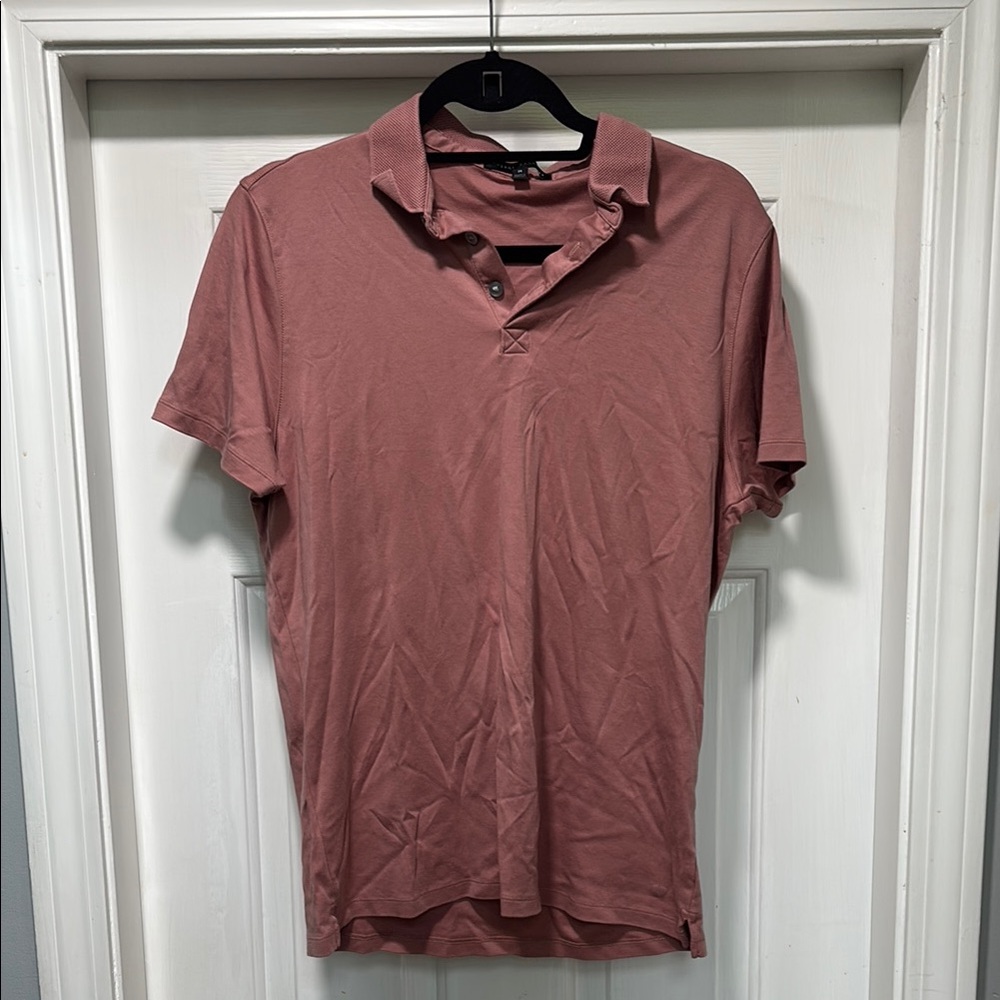 Robert Barakett Pink Polo Shirt Soft Cotton Casual